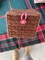Birdhouse Gift Box Plastic Canvas Pink and White Checks product 3